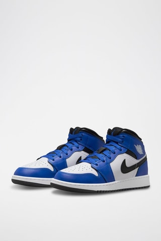 Air Jordan 1 Mid en cuir - Bleu roi