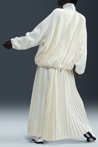 Pantalon plissé taille haute Nike Sportswear Collection - Blanc