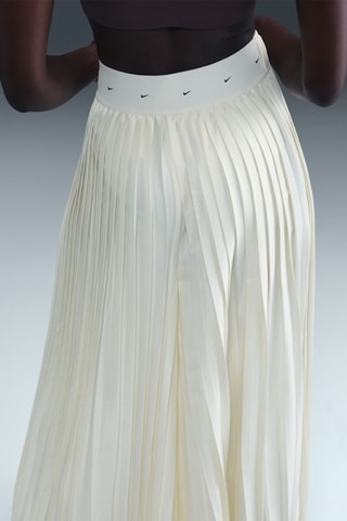 Pantalon plissé taille haute Nike Sportswear Collection - Blanc
