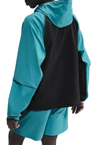 Veste à capuche Tech - Turquoise