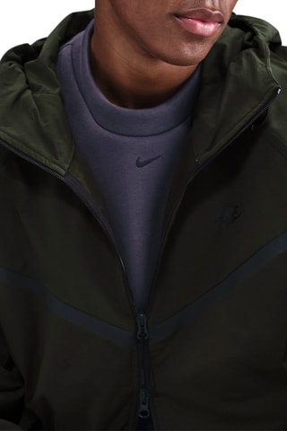 Veste à capuche Nike tech - Vert foncé