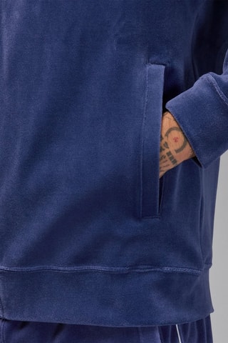 Veste de basketball en velours Brooklyn - Bleu marine
