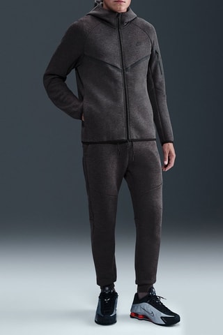 Veste à capuche Tech - Anthracite chiné et noir