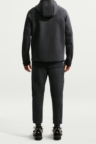 Veste à capuche Tech - Anthracite chiné et noir