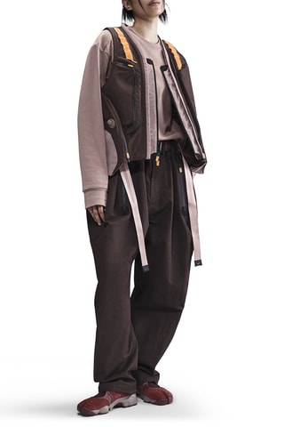 Veste sans manches à capuche - Marron