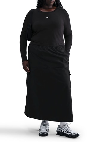 Crop top Sportswear Chill - Noir