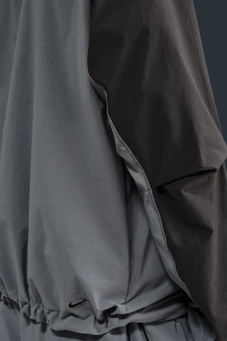 Coupe-vent à capuche Tech - Gris et anthracite