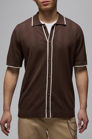 Chemise de golf Jordan Sport Golf - Marron