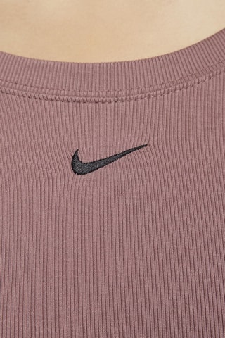T-shirt Chill - Mauve et noir