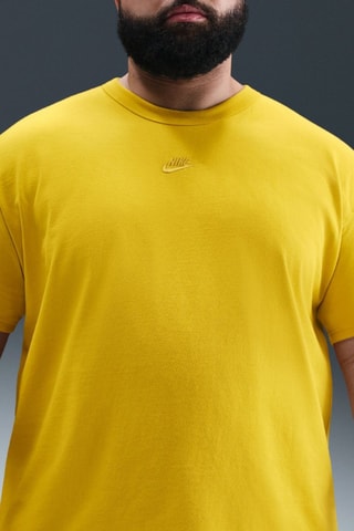 T-shirt de sport en coton biologique Premium Essentials - Jaune