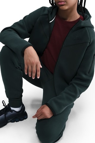 Sweat à capuche Tech - Vert