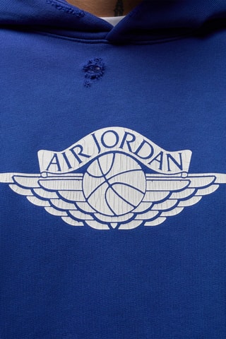 Sweat à capuche Jordan Rare Air - Bleu roi et blanc