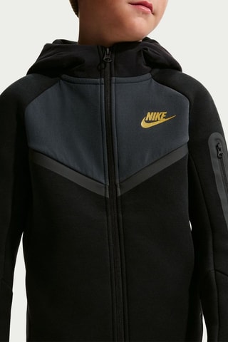 Sweat polaire à capuche Nike Sportswear Tech Fleece - Noir