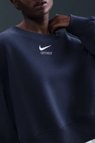Sweat polaire Nike Sportswear Phoenix Fleece - Bleu marine