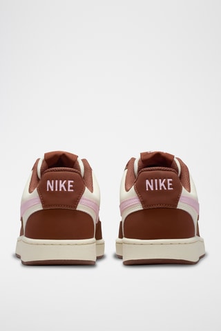 Nike Court Vision Low - Marron et blanc