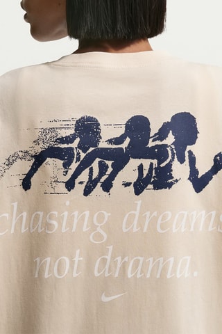 T-shirt oversize Nike Sportswear Classic - Marron clair