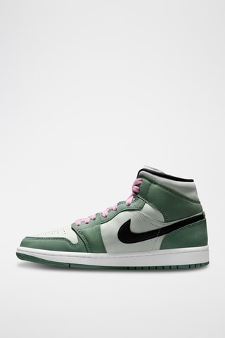 Air Jordan 1 Mid SE en cuir - Vert