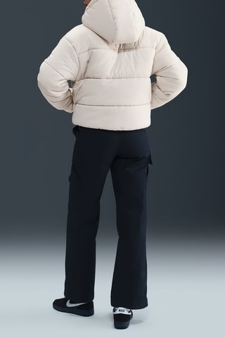 Doudoune à capuche Classic Puffer - Ecru
