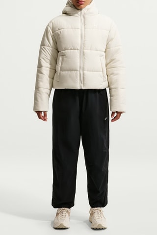 Doudoune à capuche Classic Puffer - Ecru