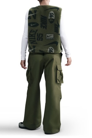 Veste polaire réversible sans manches Nike Sportswear - Vert