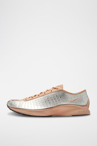 Nike Air Superfly en cuir - Argenté et marron clair