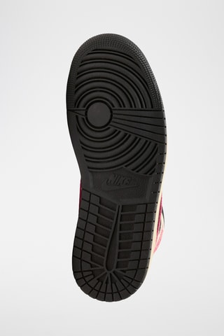 Air Jordan 1 Mid SE Edge en cuir - Ivoire et rose