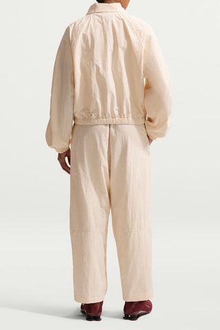 Pantalon oversize taille haute - Ivoire