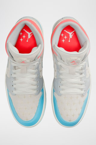 Air Jordan 1 Mid en cuir - Gris