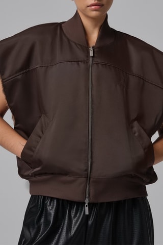 Bomber réversible sans manches Jordan Flight - Marron