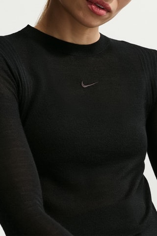 Top en laine - Noir