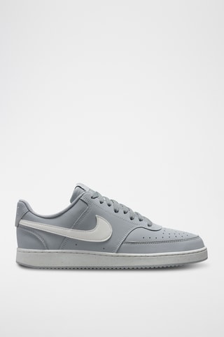 Nike Court Vision Low en cuir - Gris clair