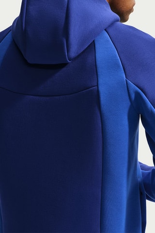 Veste polaire à capuche Tech - Bleu marine