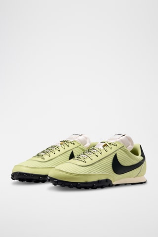 Nike Waffle Racer SE en nubuck - Vert clair