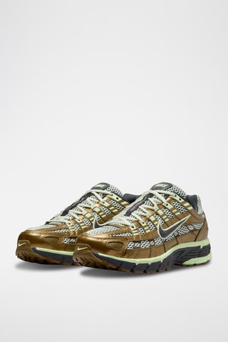 Nike P-6000 SE en cuir - Vert olive et anthracite