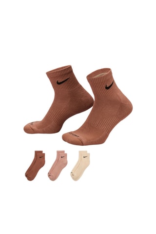 3 paires de chaussettes d’entraînement Everyday - Marron