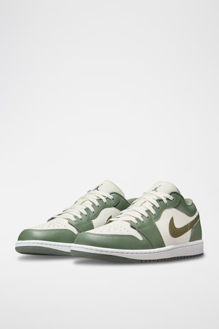 Air Jordan 1 Low en cuir - Vert d’eau