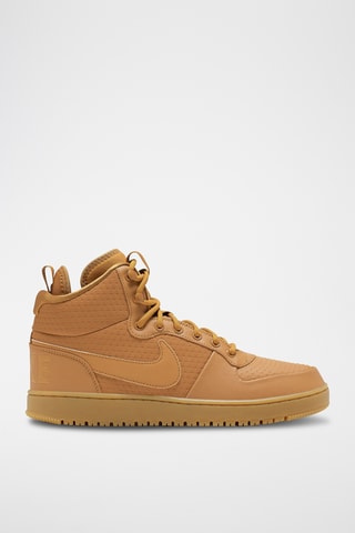 Nike Court Borough Mid en cuir - Jaune