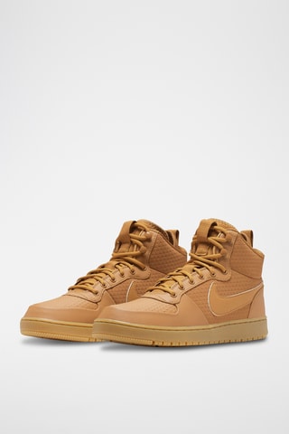 Nike Court Borough Mid en cuir - Jaune