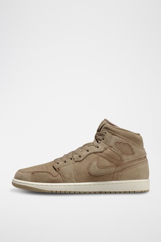 Air Jordan 1 Mid SE Craft en nubuck - Kaki