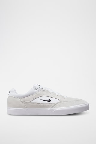 Nike SB Malor en nubuck - Blanc
