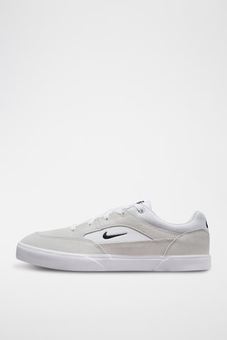 Nike SB Malor en nubuck - Blanc