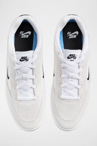 Nike SB Malor en nubuck - Blanc