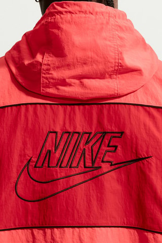 Veste à capuche Club - Rouge et orange