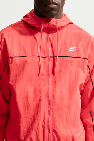 Veste à capuche Club - Rouge et orange