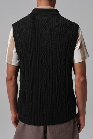Pull de golf sans manches Jordan Sport - Noir