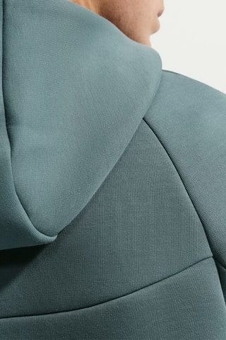 Veste à capuche - Bleu-vert