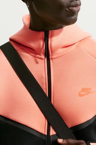 Veste à capuche - Orange et noir