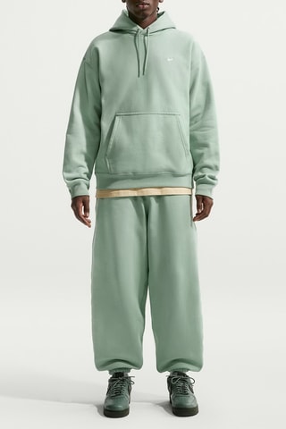 Sweat polaire à capuche Solo - Vert d’eau