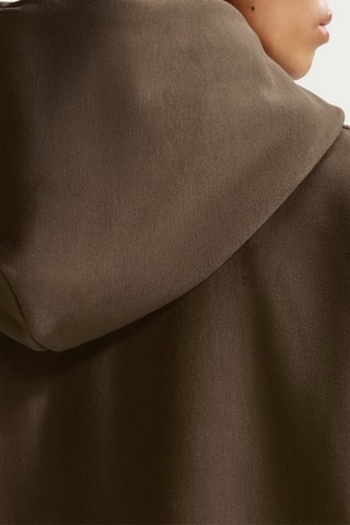 Sweat polaire à capuche Solo - Marron