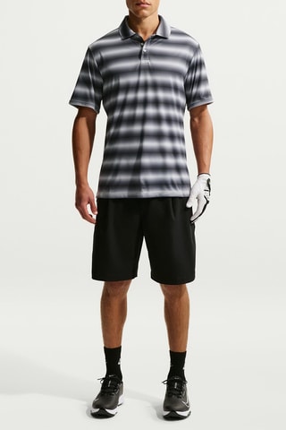 Polo de golf Par - Anthracite et blanc